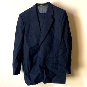 C&R Clothiers Navy Pinstripe Suit